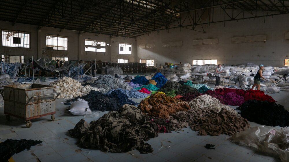 Photo of coloured textiles by Francois Le Nguyen / Unsplash