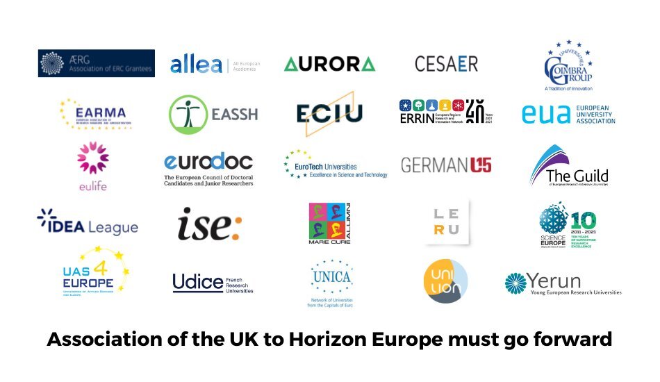 Association of the UK to Horizon Europe must go forward