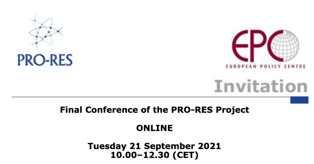 Final Conference of the PRO-RES Project