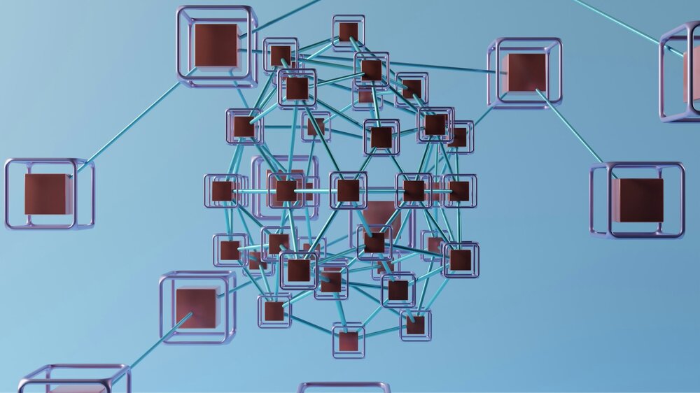 Image of connected cubes